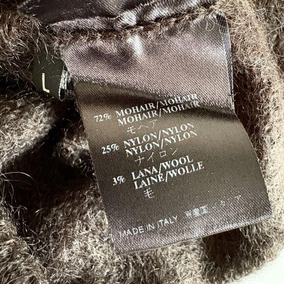 Costume National Sheer Mohair Turtleneck Sweater L - Picture 6 of 10